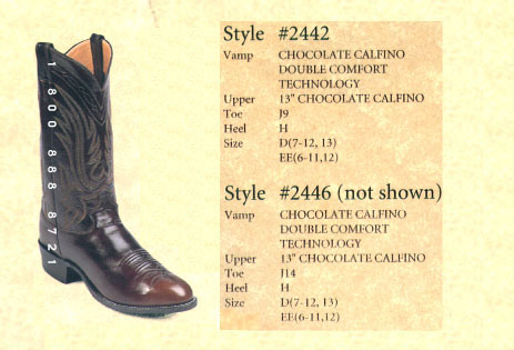 Justin Mens Western Non Exotic Boots