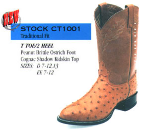 tony lama full quill ostrich stockman boots