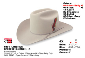 Stetson store rancher 4x